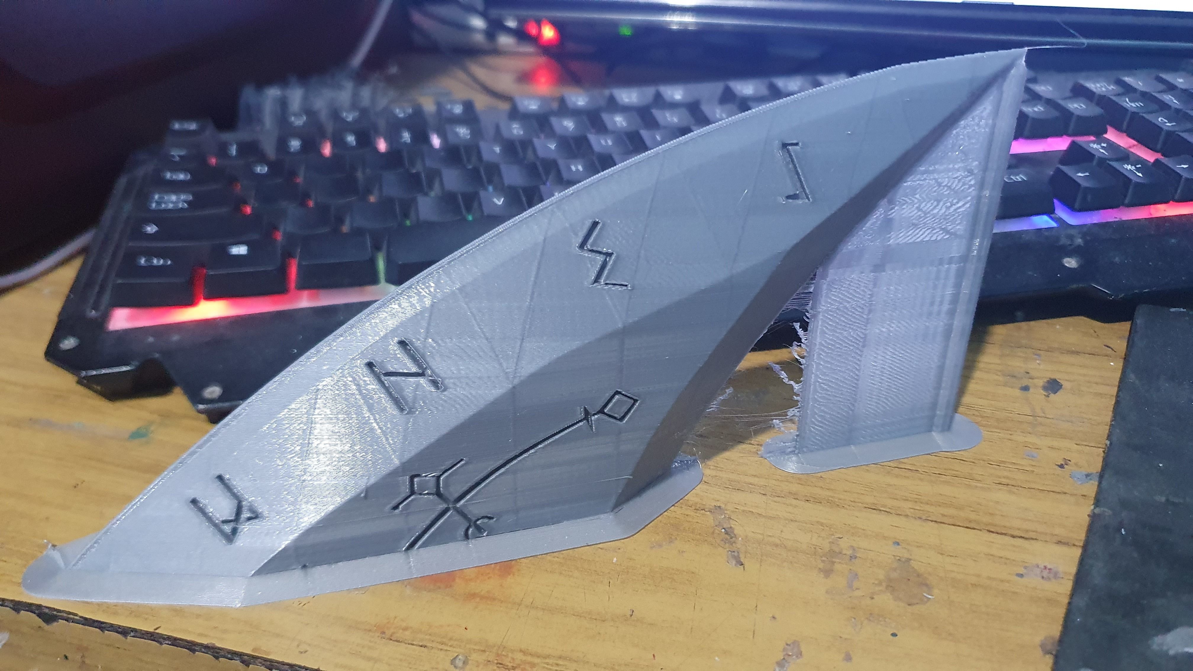 God of War 2018 Kratos blades of chaos level 5 3d model print 3D print model_19