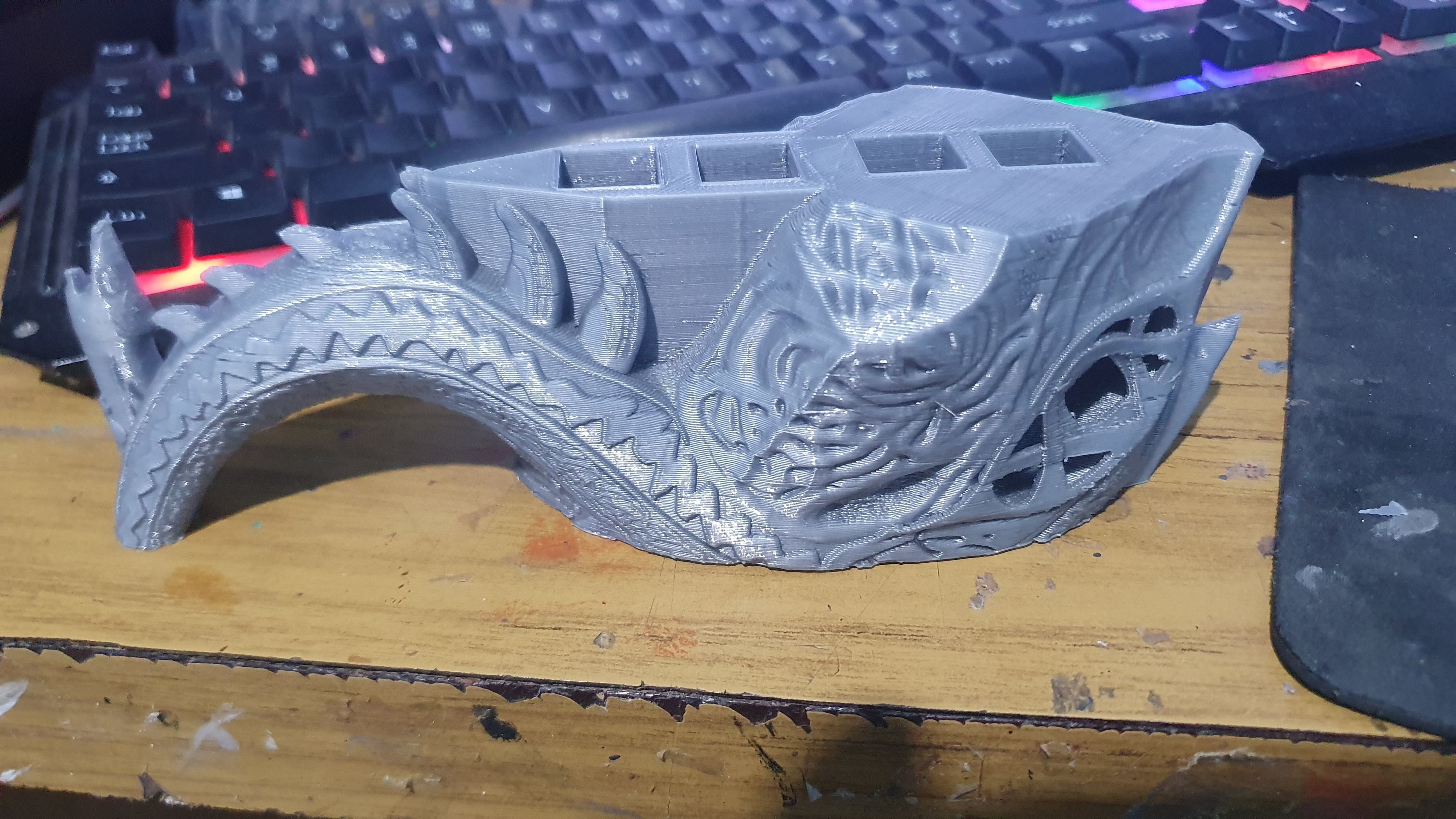 God of War 2018 Kratos blades of chaos level 5 3d model print 3D print model_18