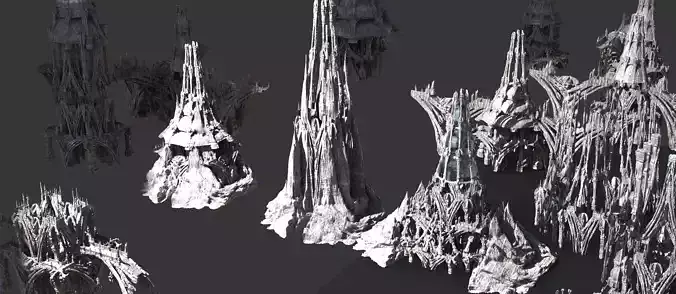 Hyborian Ancient arenas   3D model