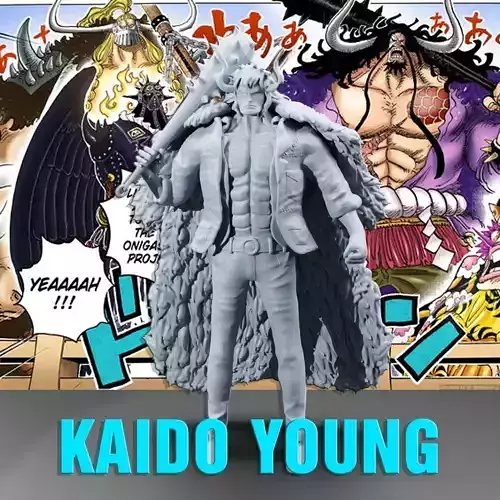 KAIDO YOUNG YOKO - ONE PIECE - 3D PRINT 3D print model