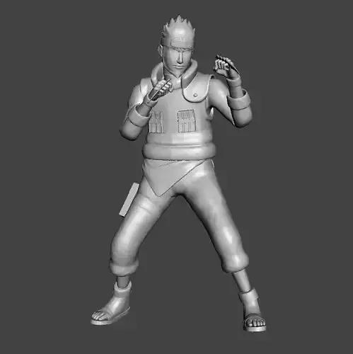 Asuma Sarutobi 3D Model 3D print model