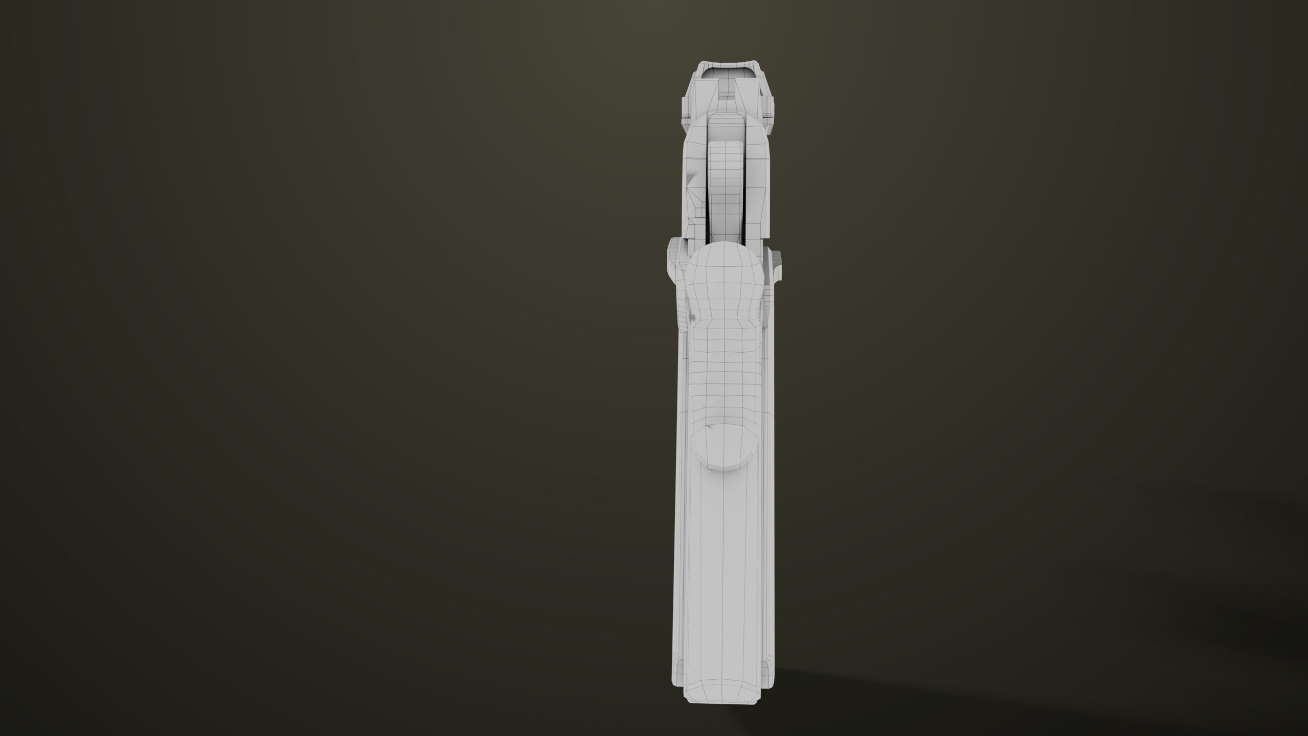 Pistol 07 Black Generic All PBR Unity UE Textures Included Low-poly 3D model_51