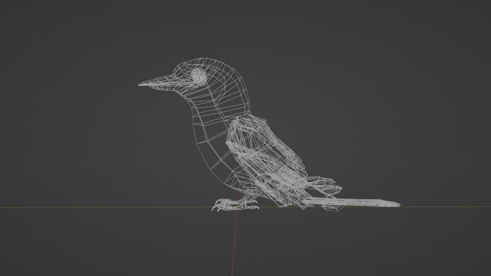 Game Ready Kookaburra with Animations Low-poly 3D model_12