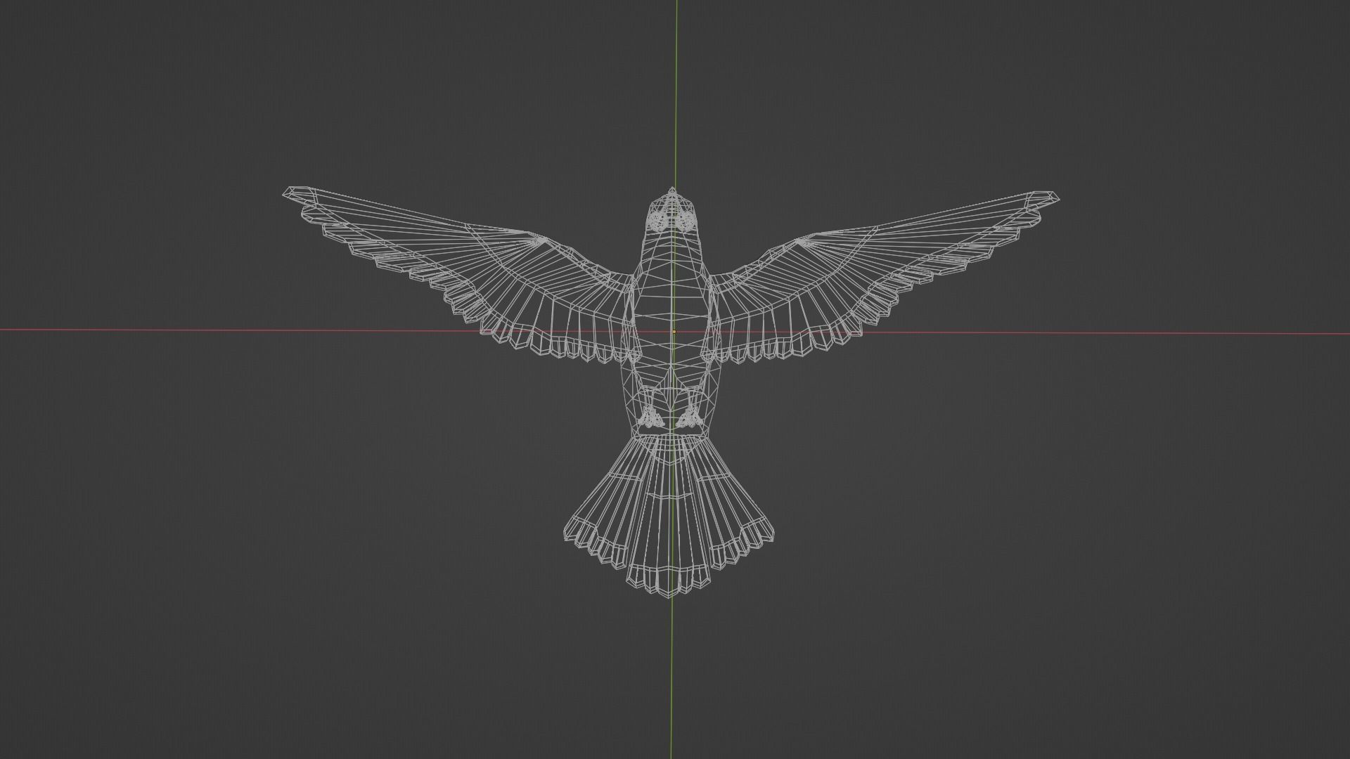 Game Ready Kookaburra with Animations Low-poly 3D model_11