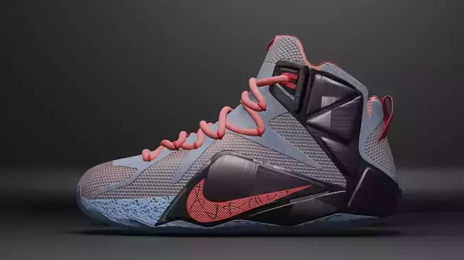 Nike Lebron pink orange