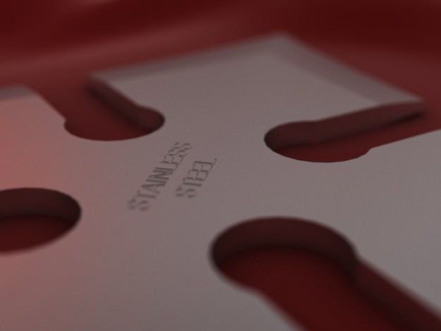 4 Point Shuriken Wide Edge 3D model_3