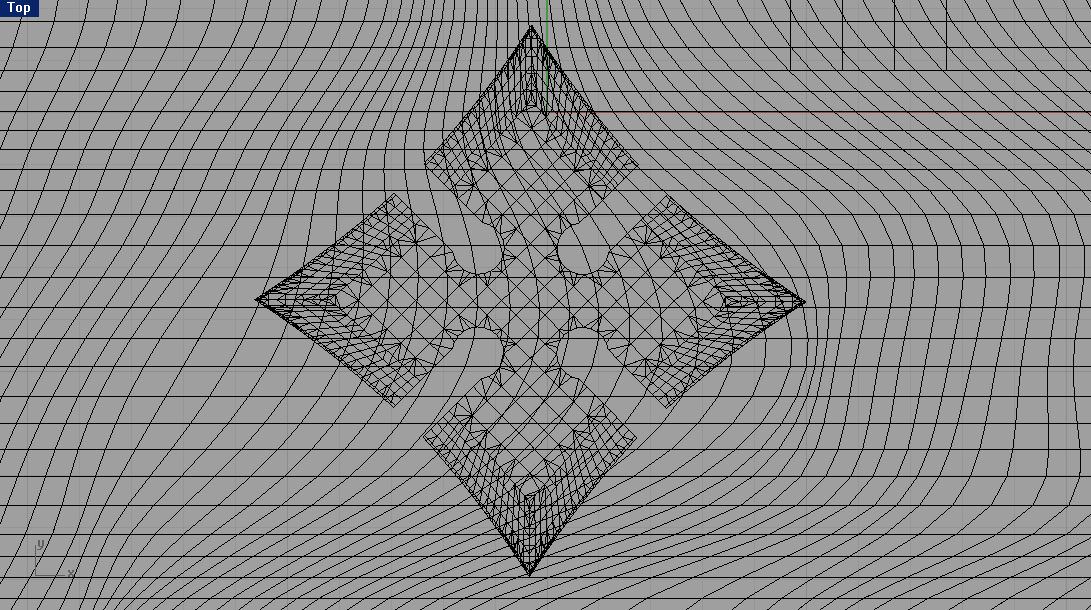 4 Point Shuriken Wide Edge 3D model_6