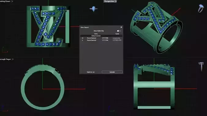 LOUIS VUITTON Ring  Code-BAD092