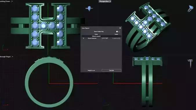 Hermes Ring Code-BAD093