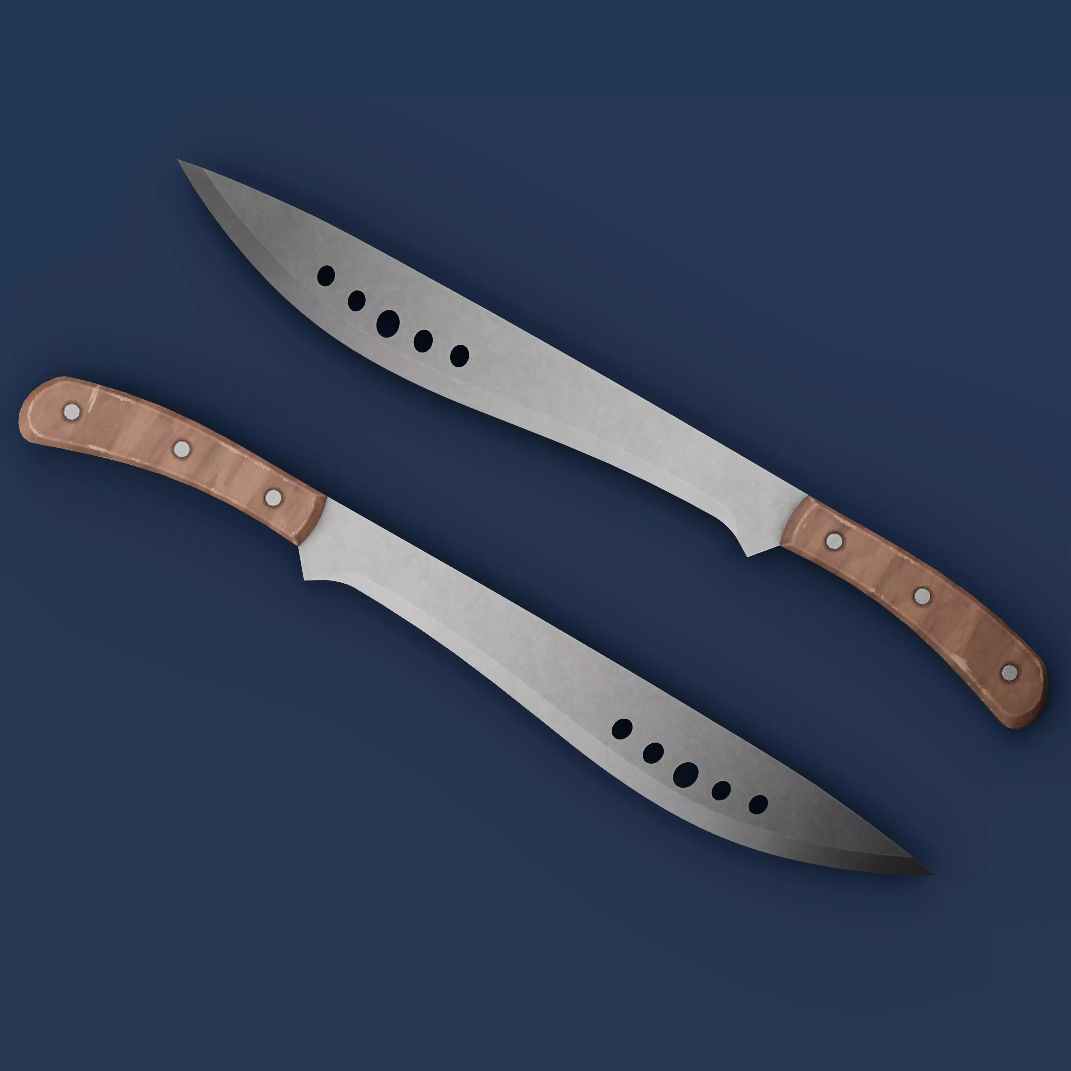 Machete Free low-poly 3D model