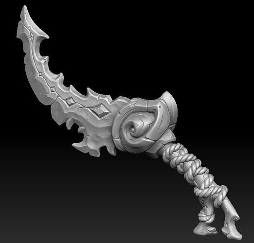 Coastal dagger 3d print 3D print model