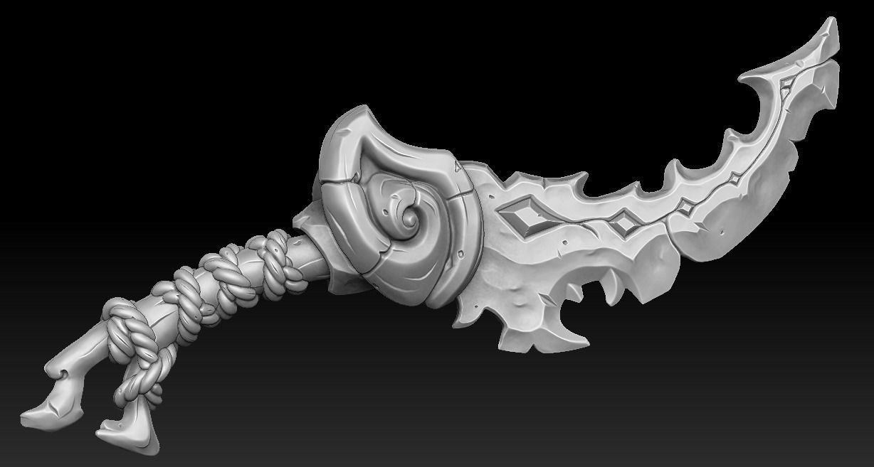 Coastal dagger 3d print 3D print model_3