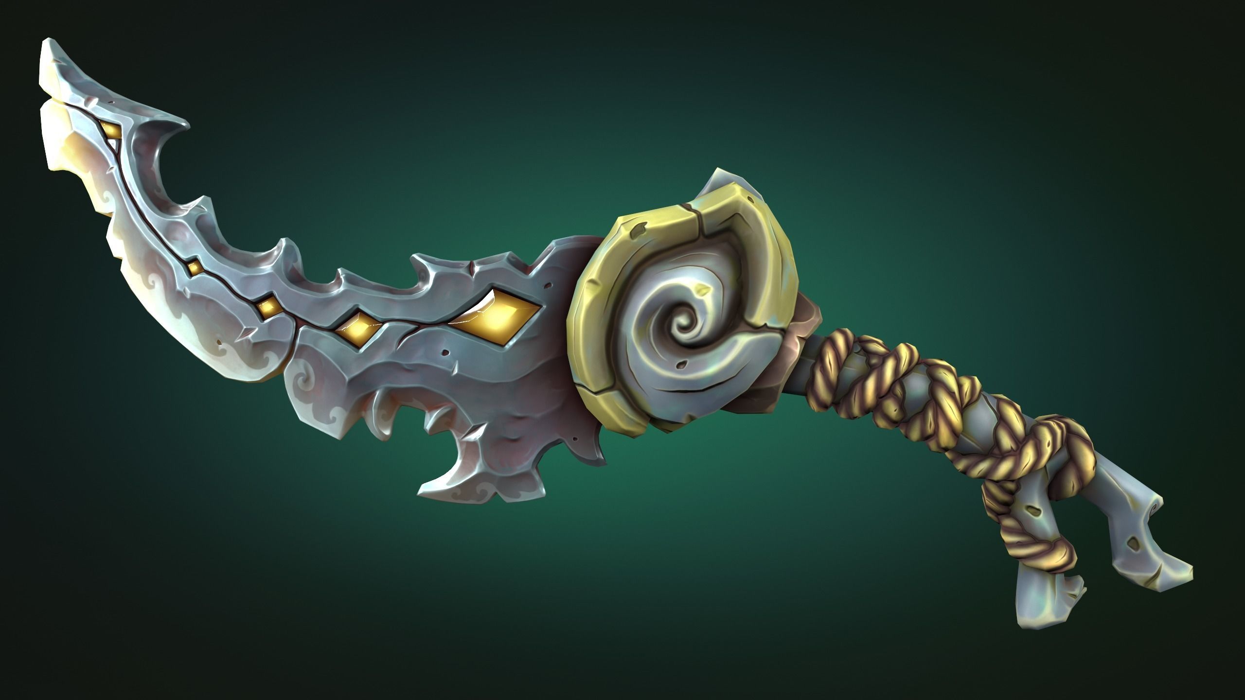 Coastal dagger 3d print 3D print model_8