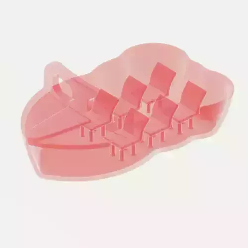 Fantastic Cartoon Boat 3D model