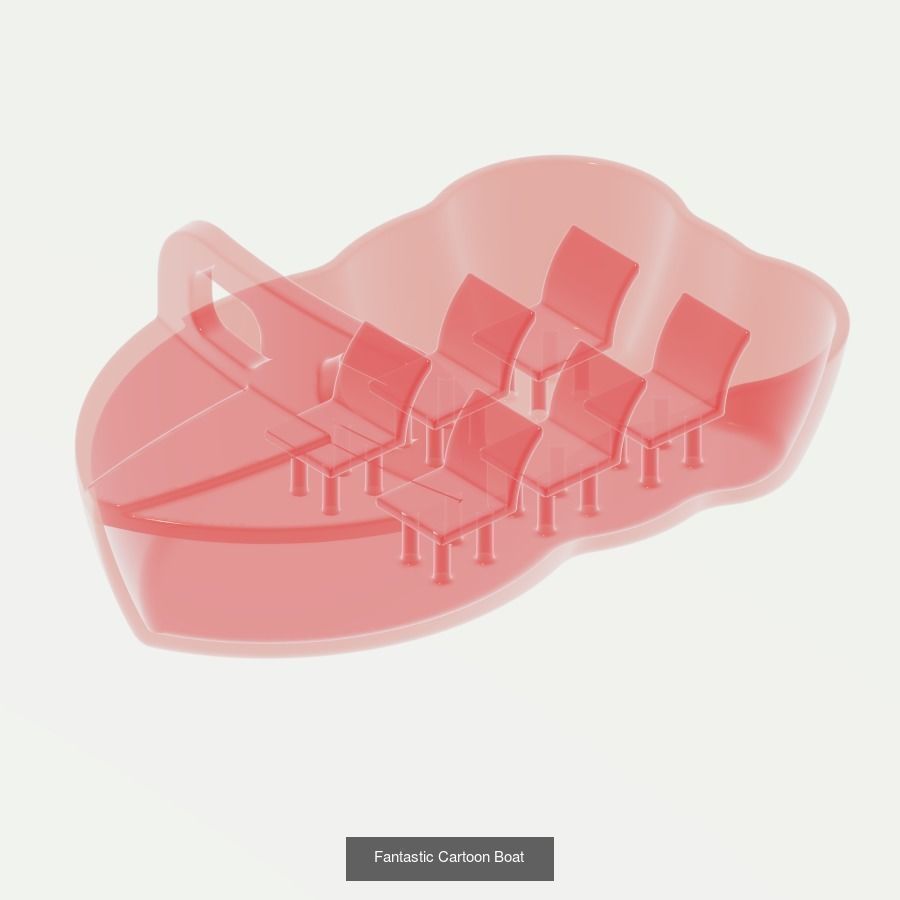 TRANSPARENT TRANSPORT TOYS PACK 3D Model Collection_5