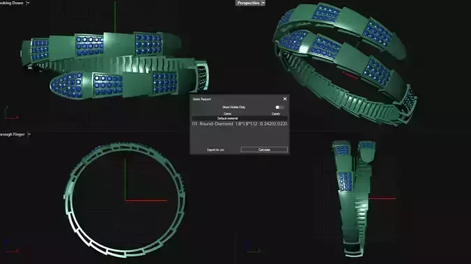 BVLGARI Braclets Code-BAD103 3D print model