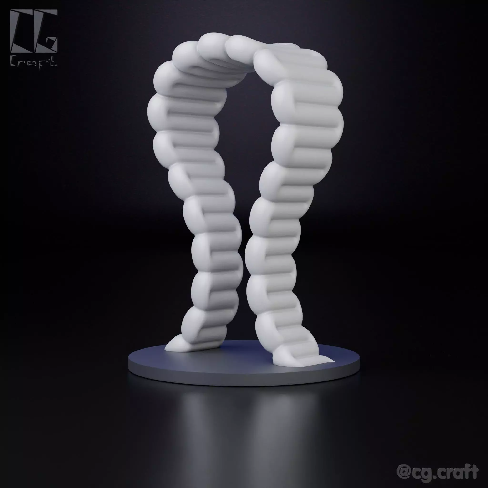 Headphone stand 3D print model
