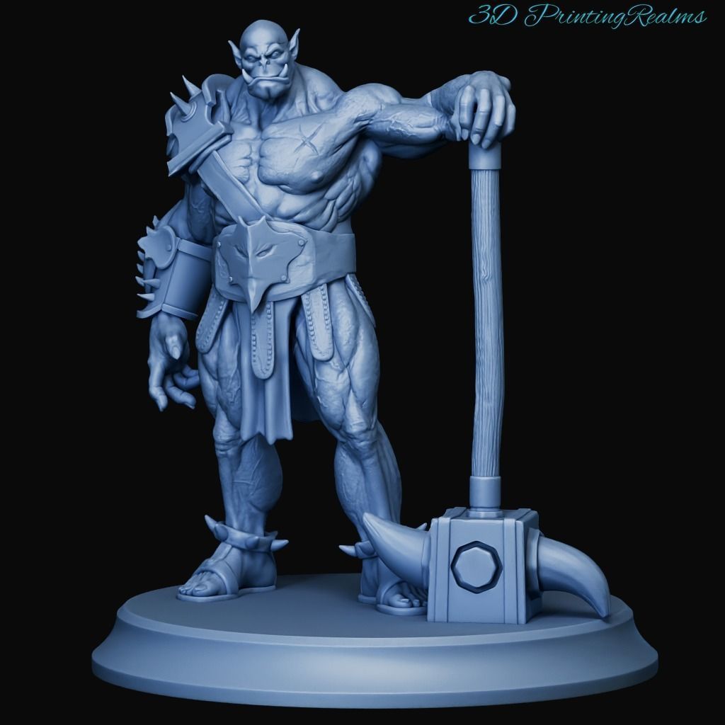 7 ORCS KNOWN AS THE IRONCLAD TITANS 3D print model_6