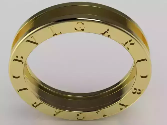 BVLGARI Ring Code-BAD106 3D print model