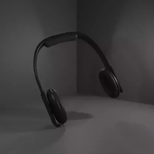headphone wireless 3d model