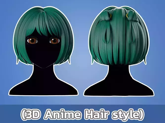 Anime hair style 24