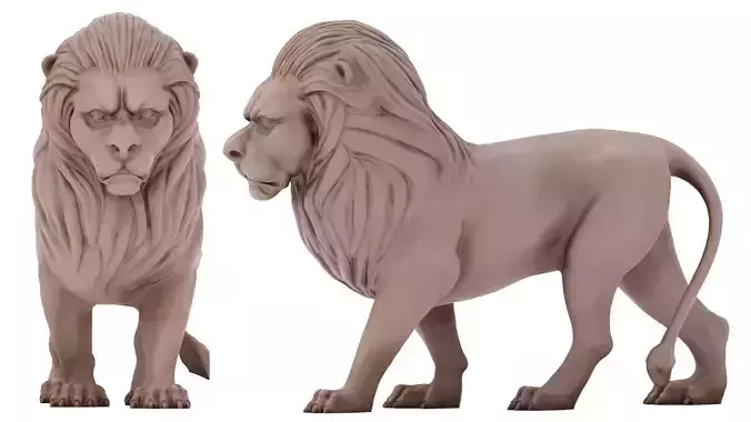 Tiger 3D Print Model