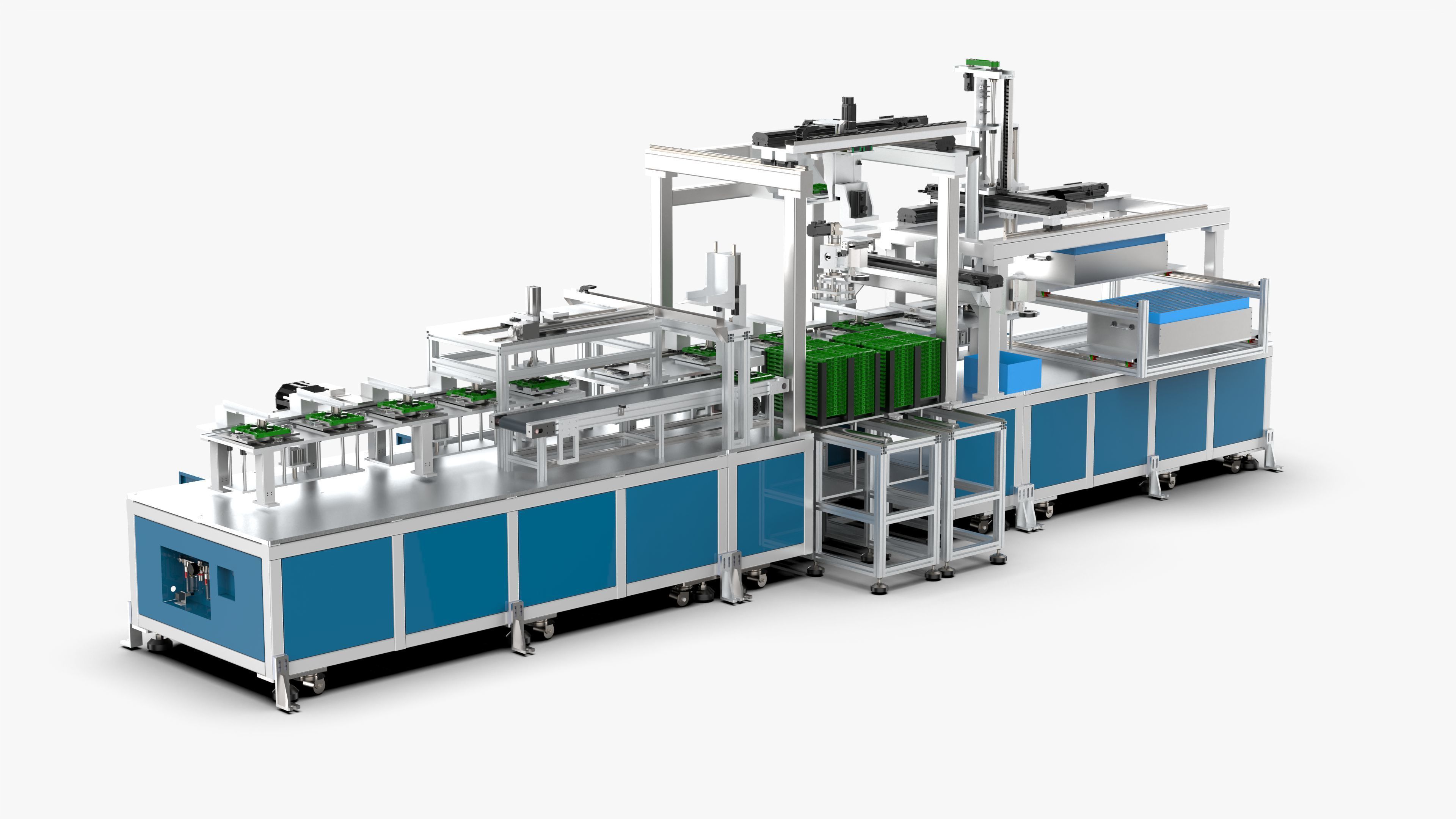 New Energy Accessories Feeding Mechanism 3D model_2