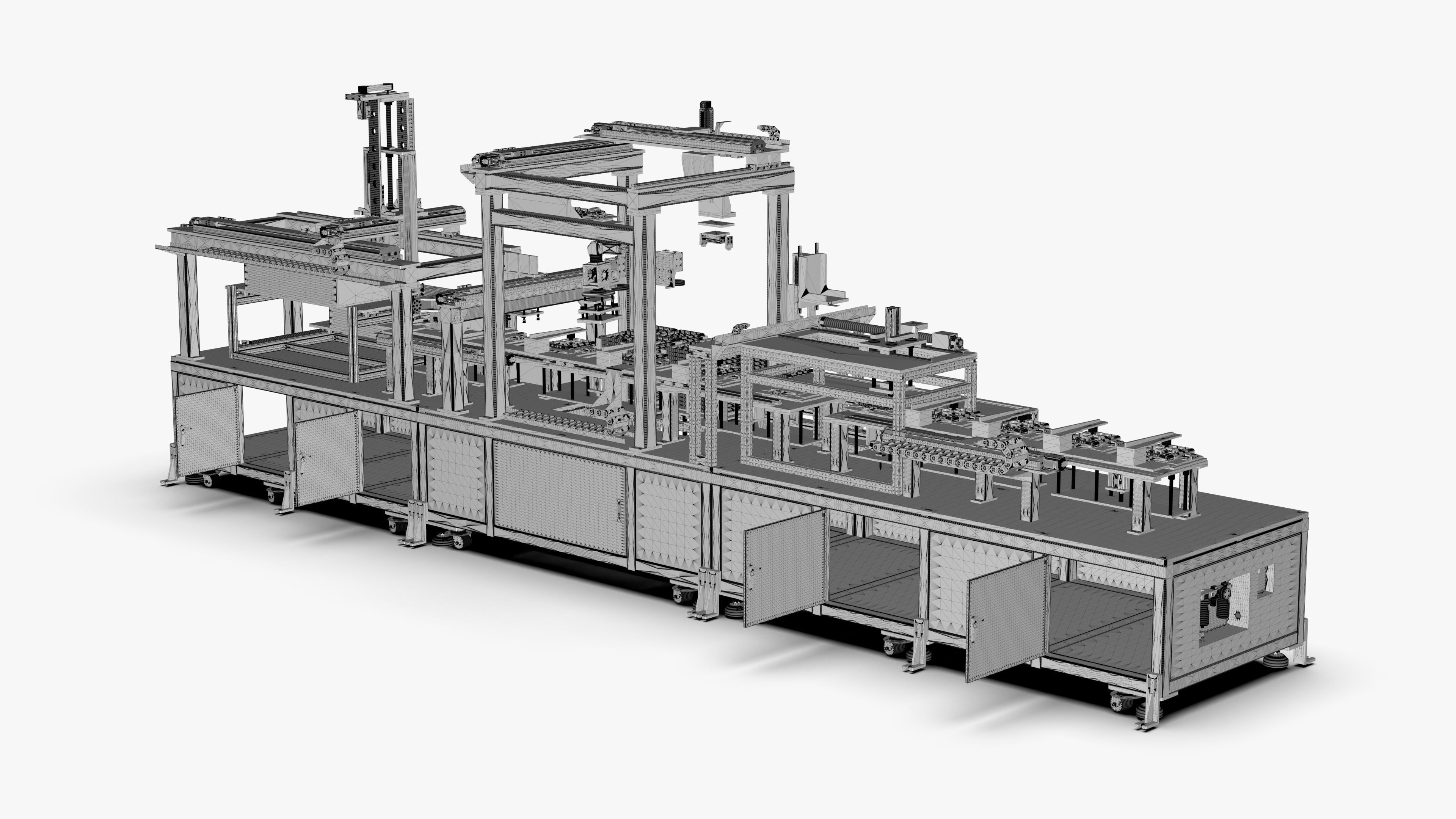 New Energy Accessories Feeding Mechanism 3D model_18