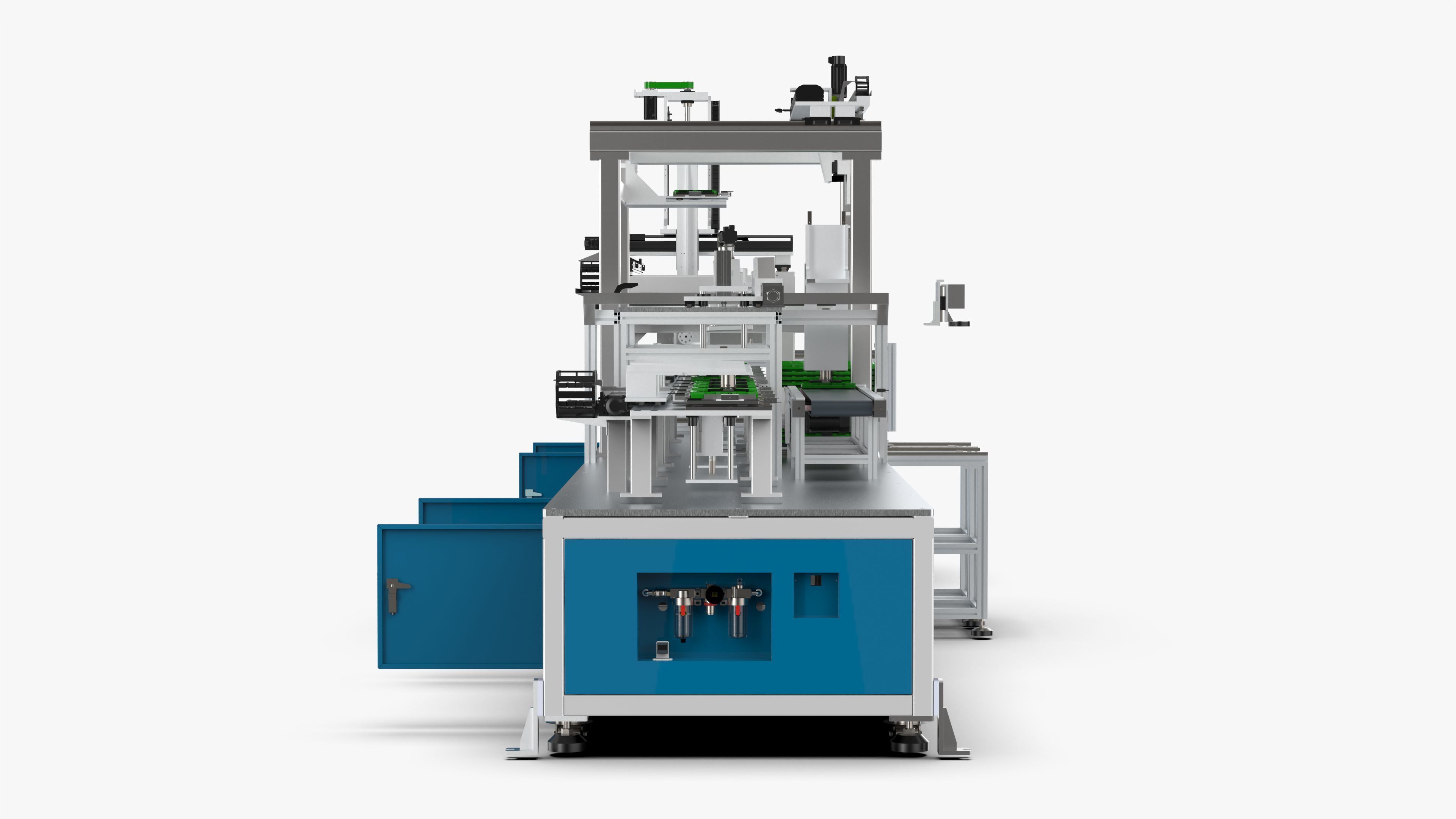 New Energy Accessories Feeding Mechanism 3D model_6