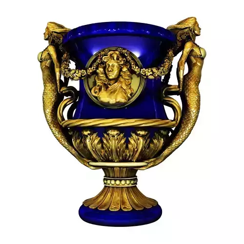 Mermaid decorative vase 80