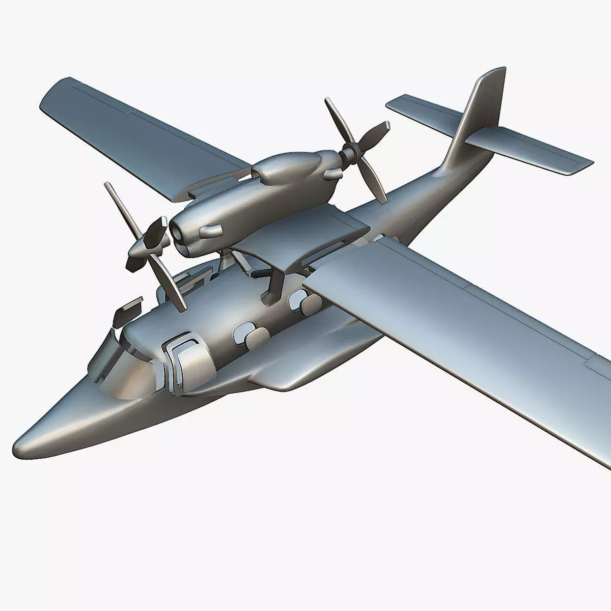 Dornier CD-2 Seastar - 3D Printable Model 3D print model_0