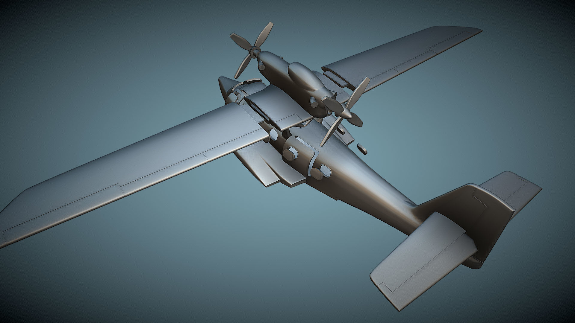 Dornier CD-2 Seastar - 3D Printable Model 3D print model_2