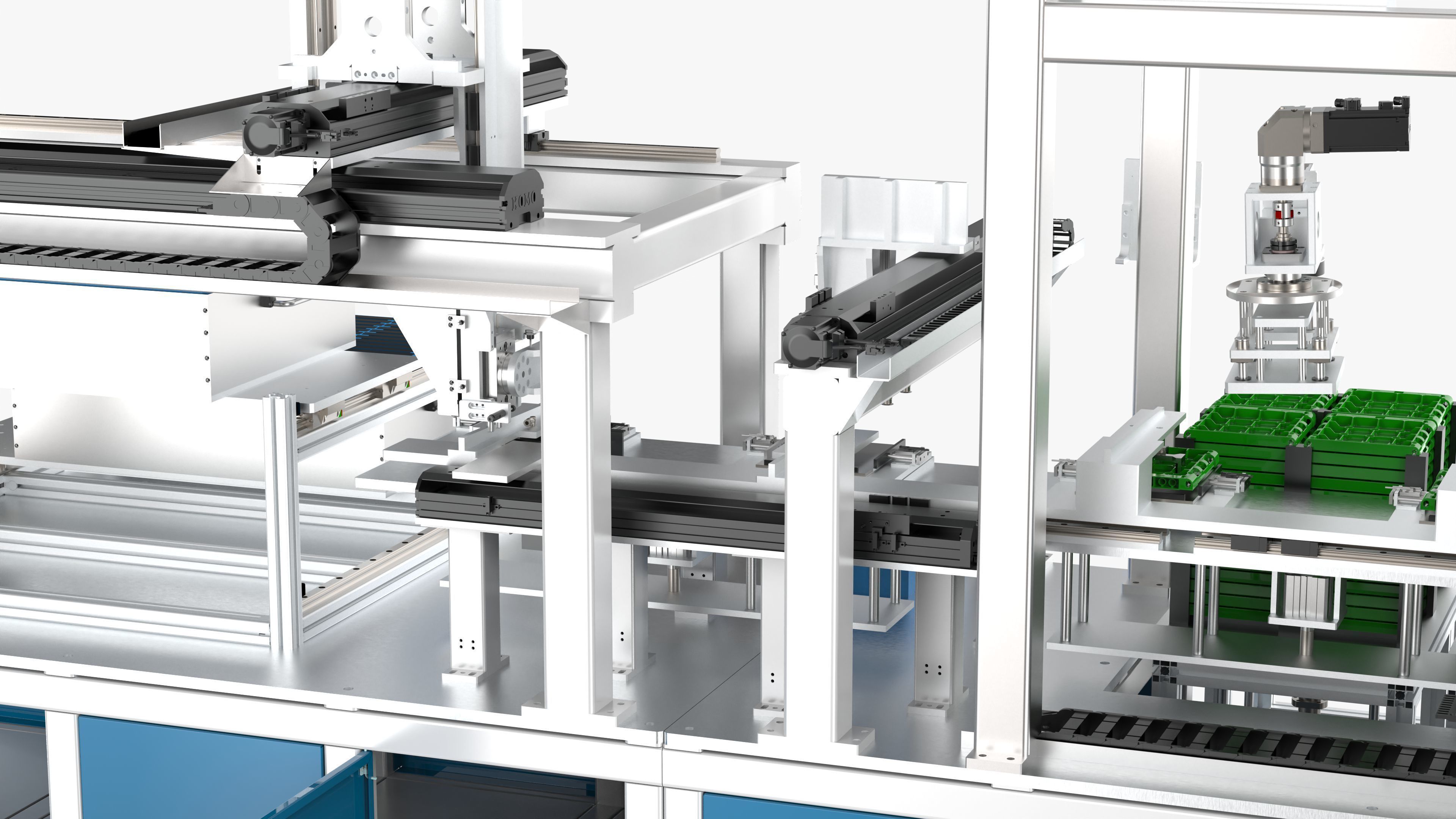 New Energy Accessories Feeding Mechanism 3D model_11