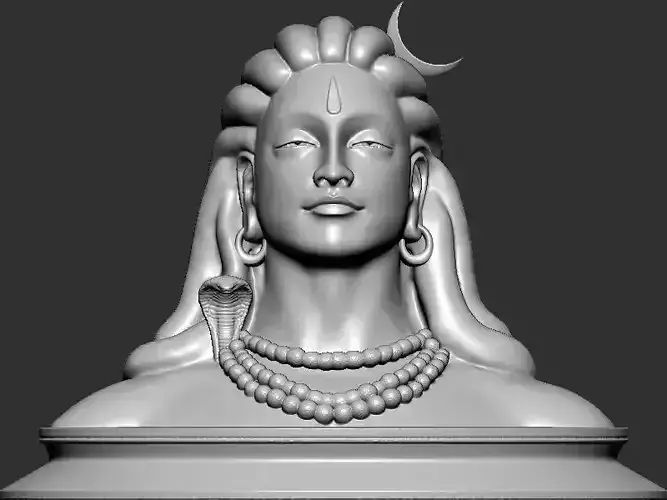 Adiyogi Shiva 3D print model
