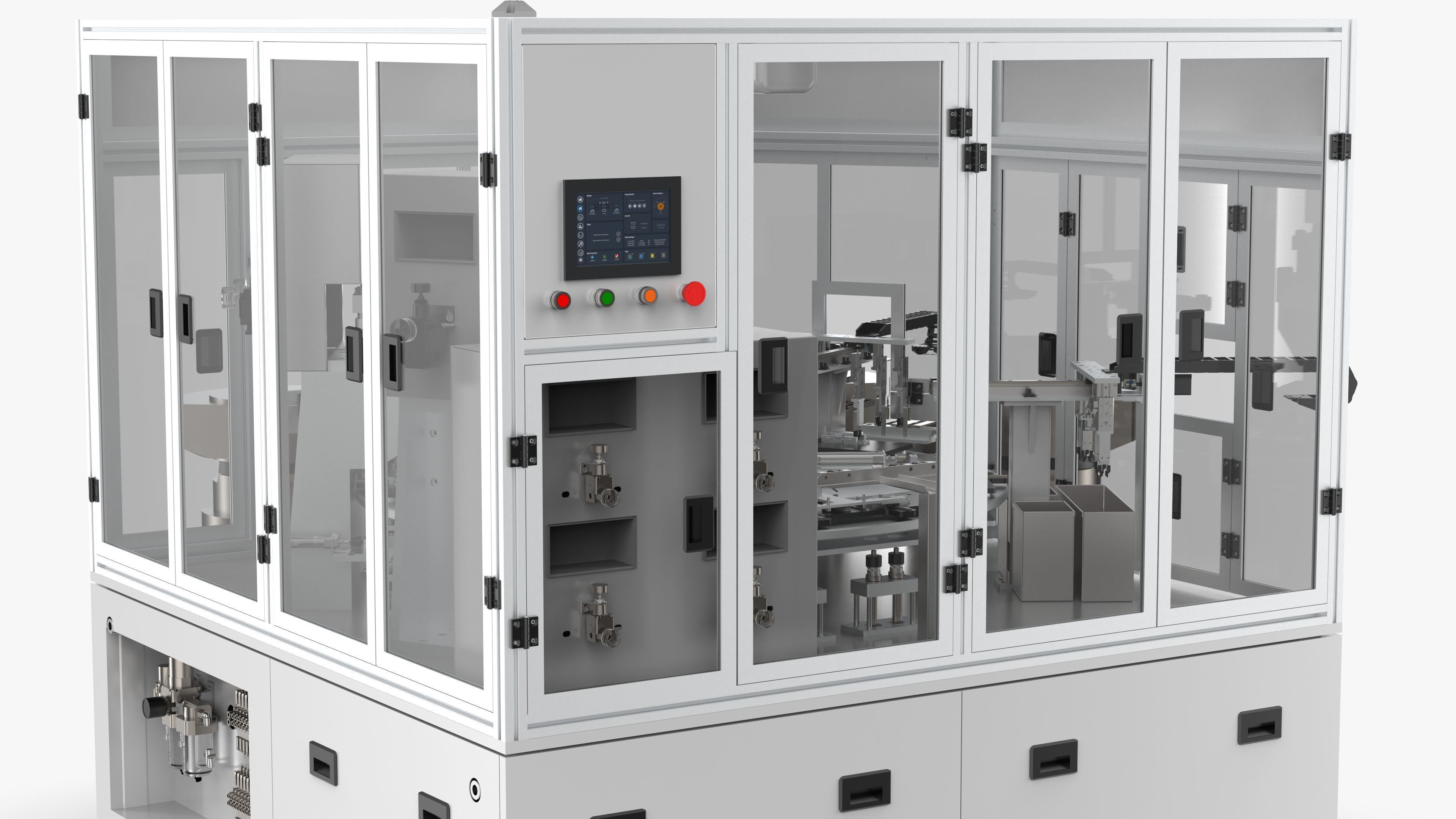 Automatic Stamping Riveting Machine 3D model_10