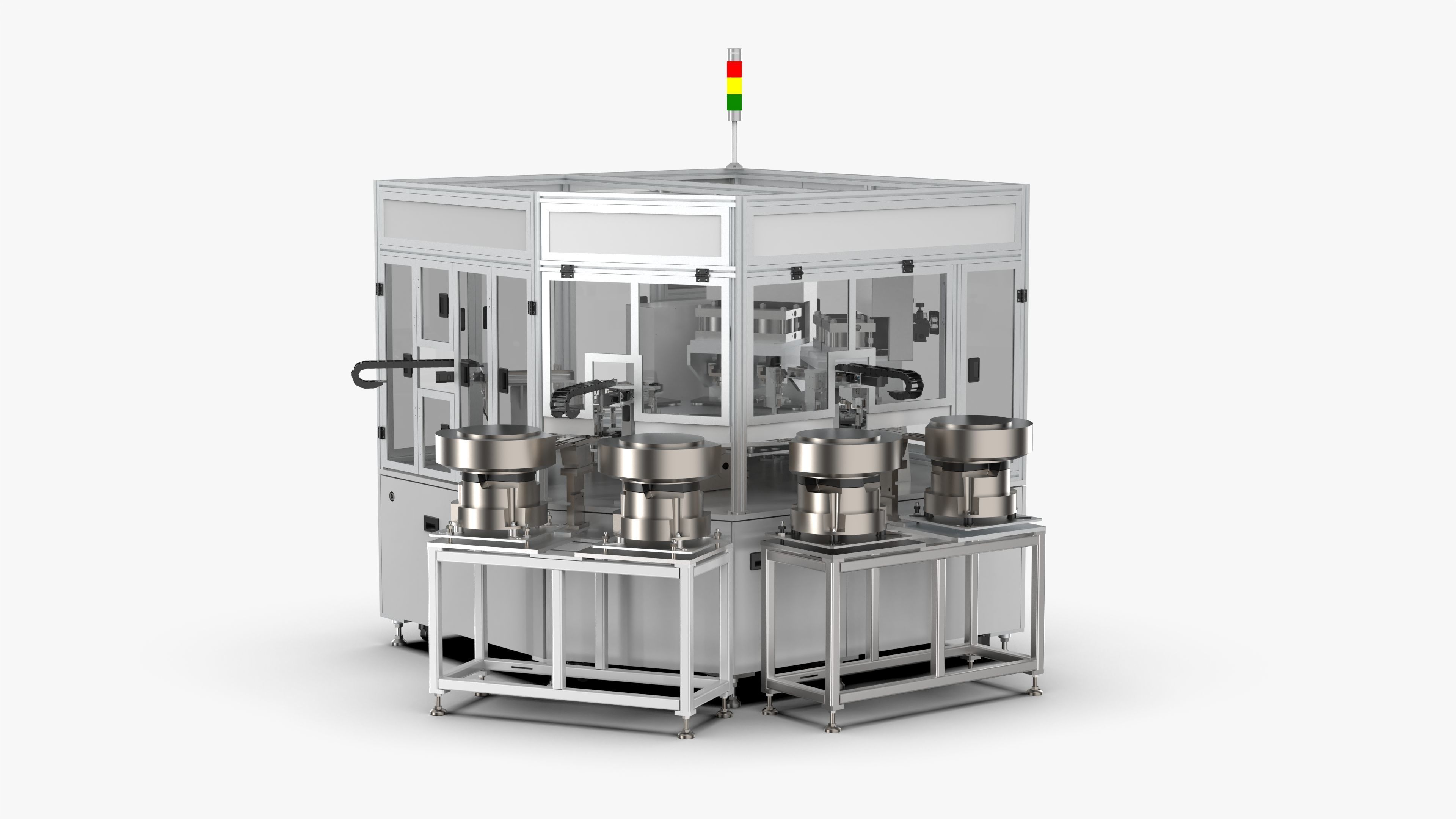 Automatic Stamping Riveting Machine 3D model_2