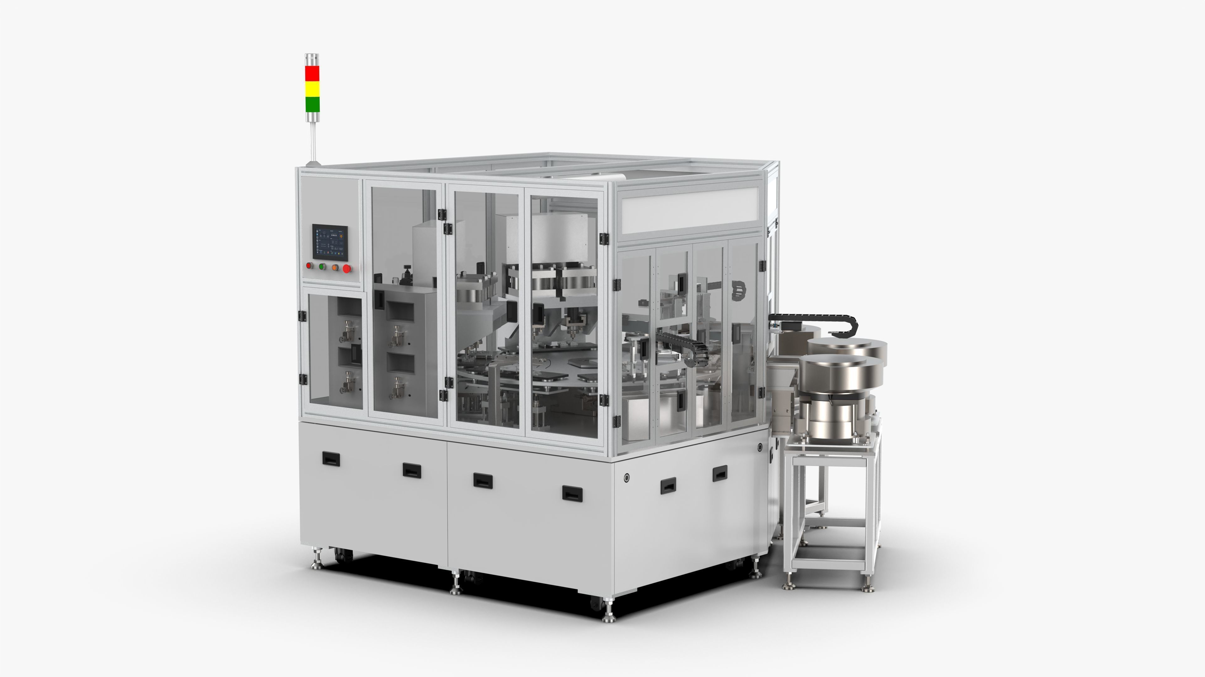 Automatic Stamping Riveting Machine 3D model_1