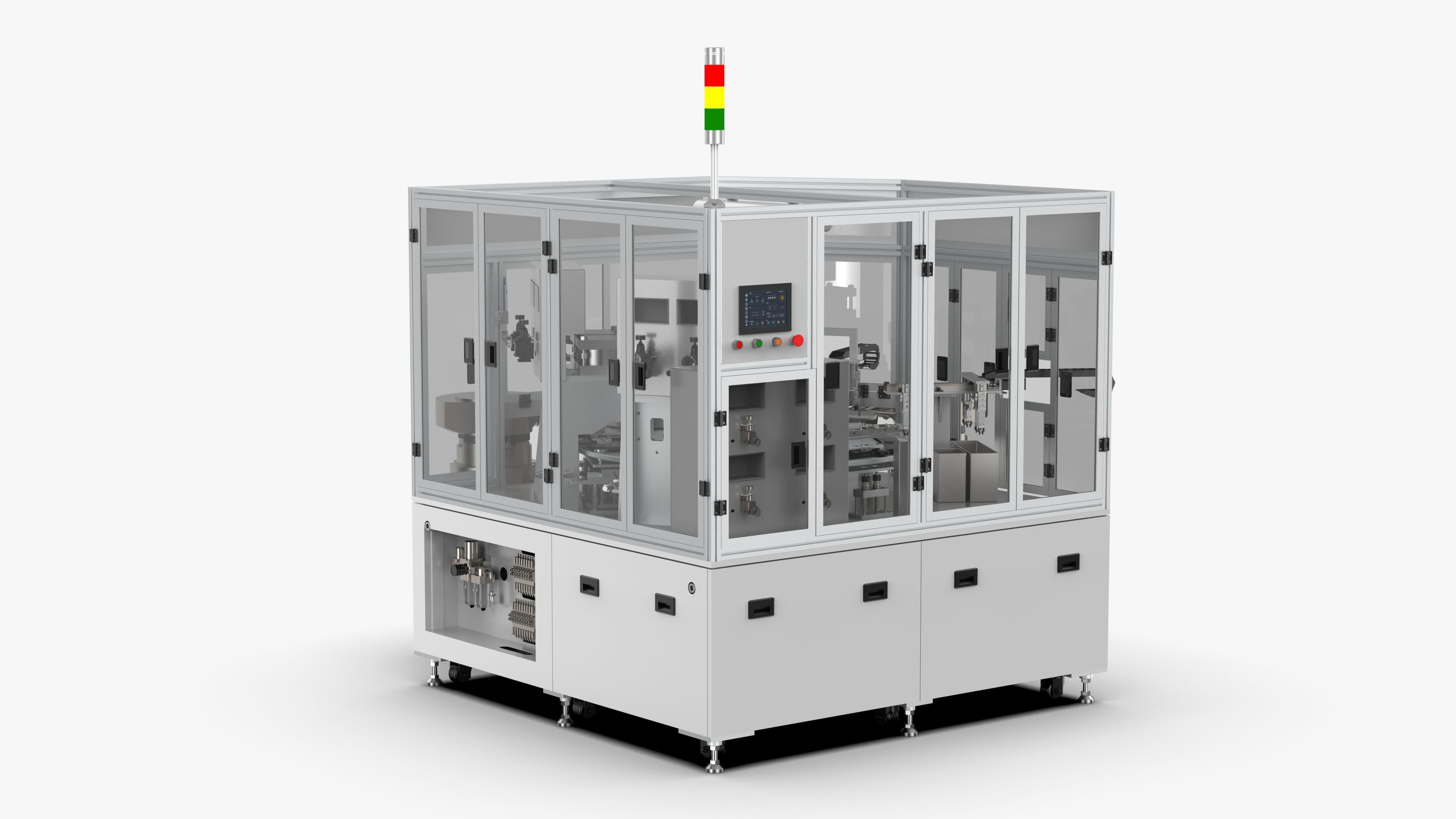 Automatic Stamping Riveting Machine 3D model_4