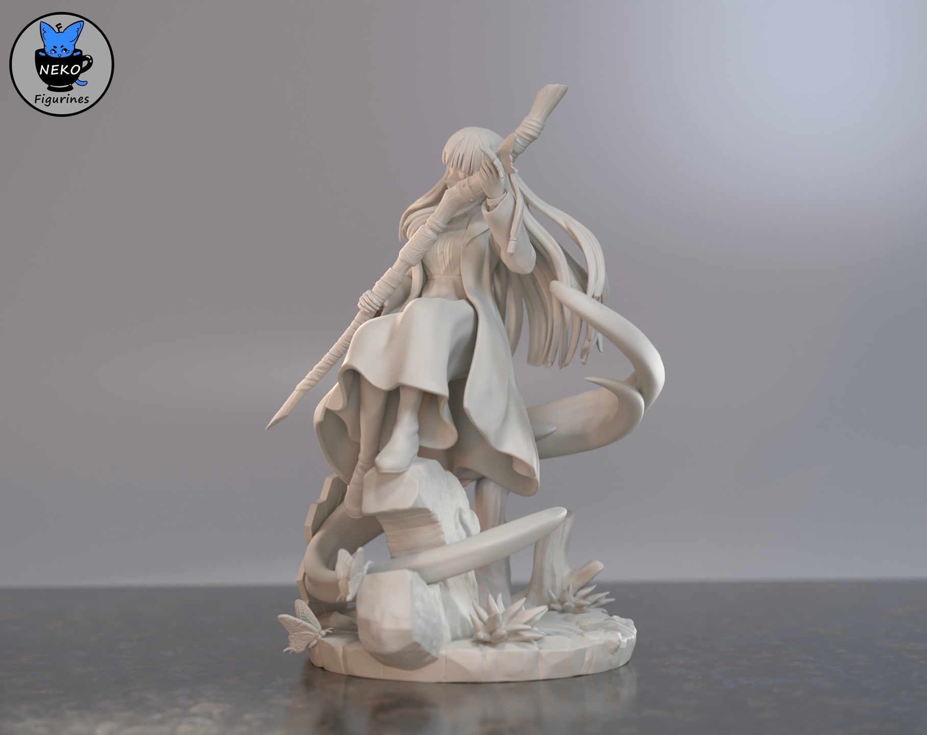 Fern - Sousou no Frieren Anime Figurine for 3D Printing 3D print model_19