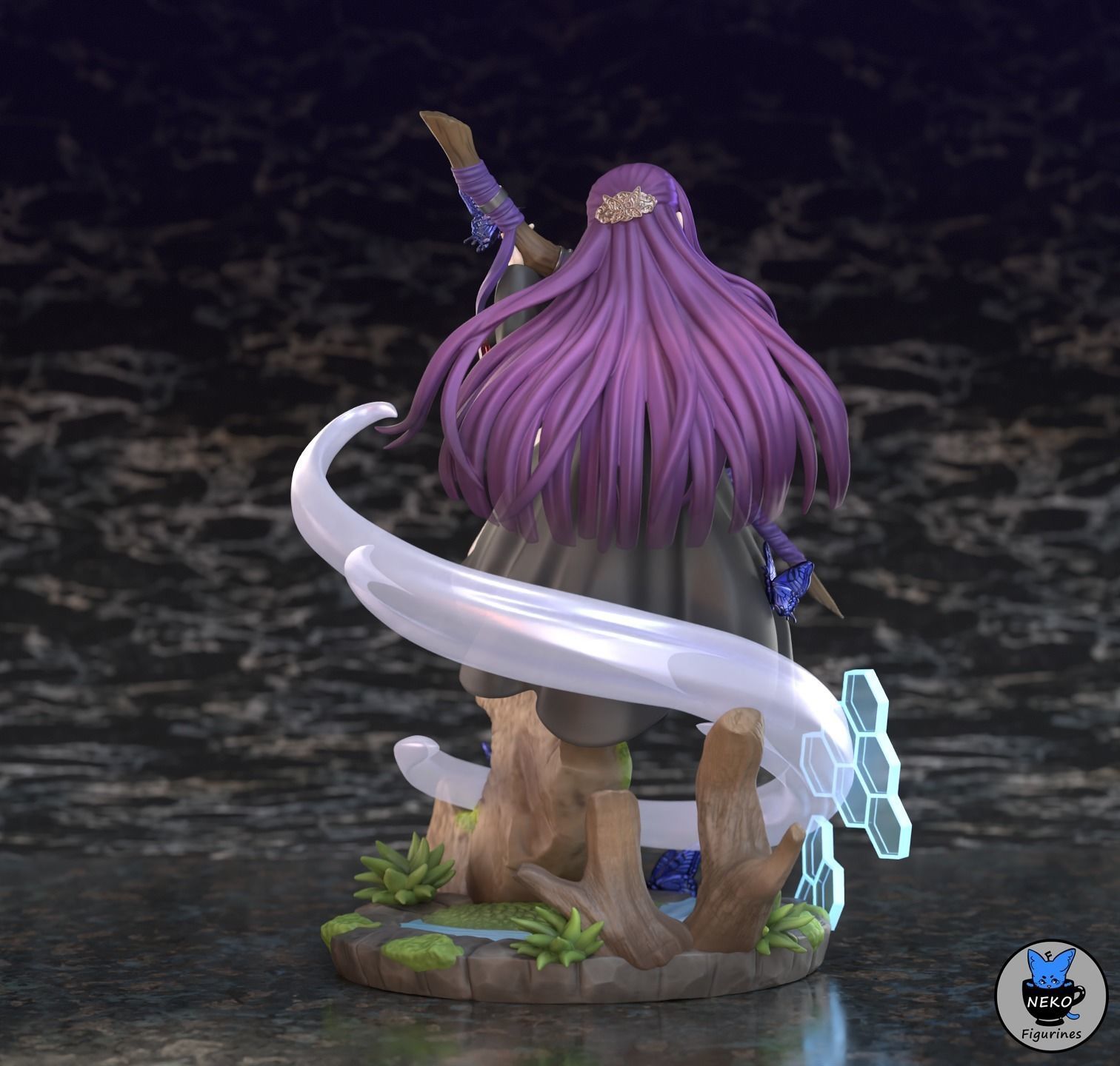 Fern - Sousou no Frieren Anime Figurine for 3D Printing 3D print model_11