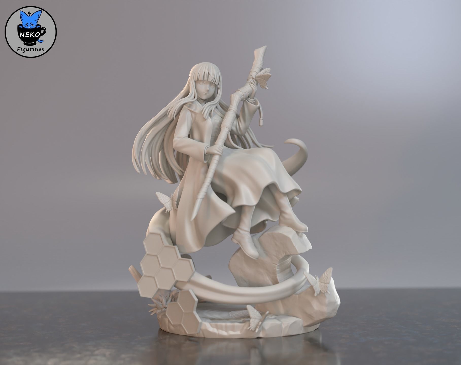 Fern - Sousou no Frieren Anime Figurine for 3D Printing 3D print model_16