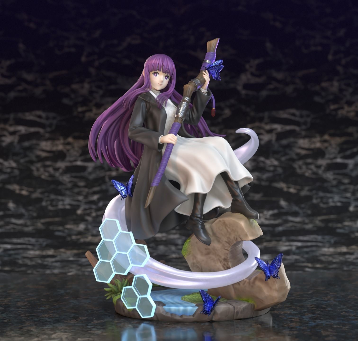 Fern - Sousou no Frieren Anime Figurine for 3D Printing 3D print model_2