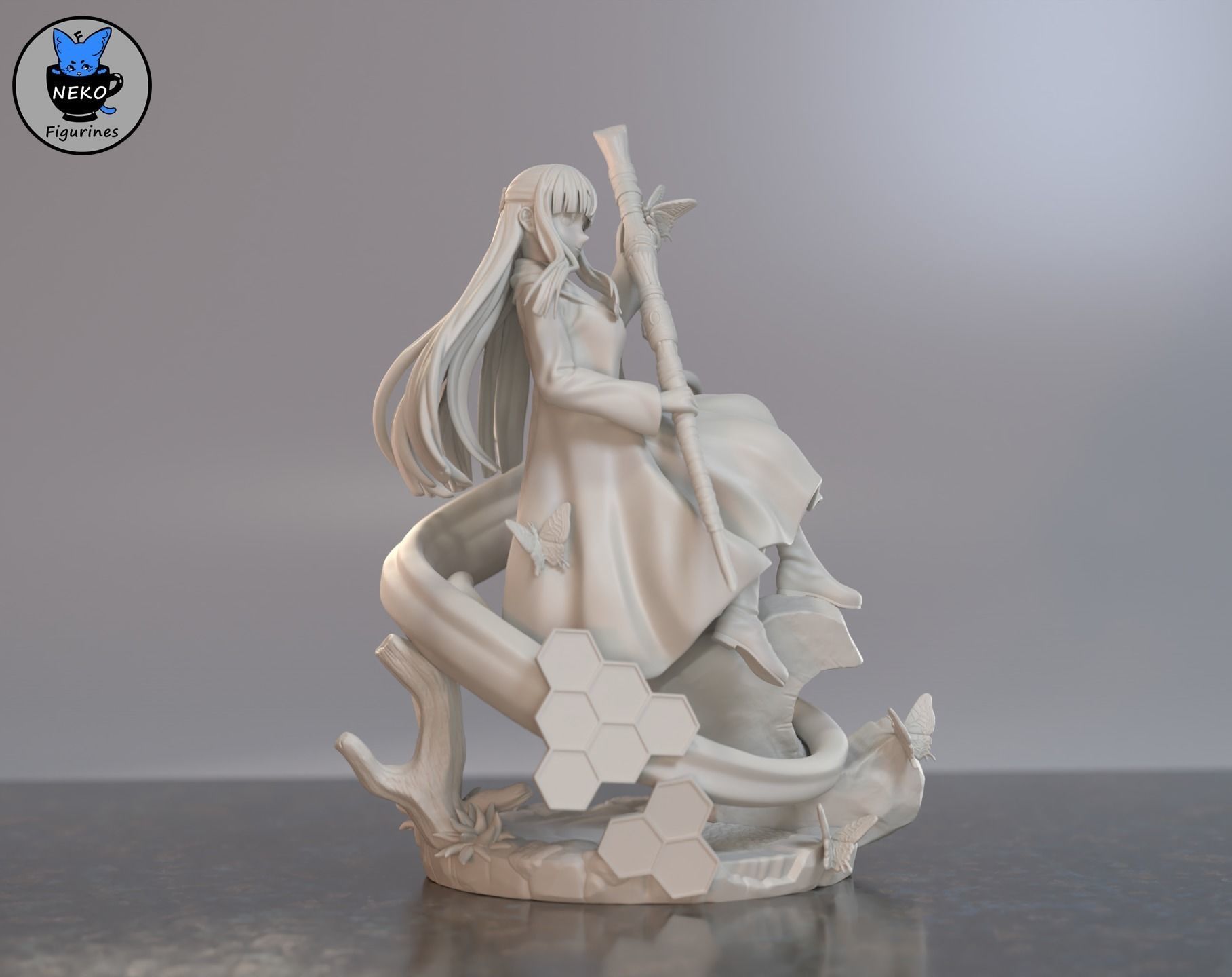 Fern - Sousou no Frieren Anime Figurine for 3D Printing 3D print model_17
