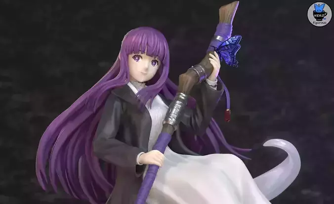 Fern - Sousou no Frieren Anime Figurine for 3D Printing 3D print model