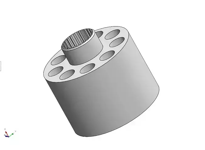 axial piston pump block