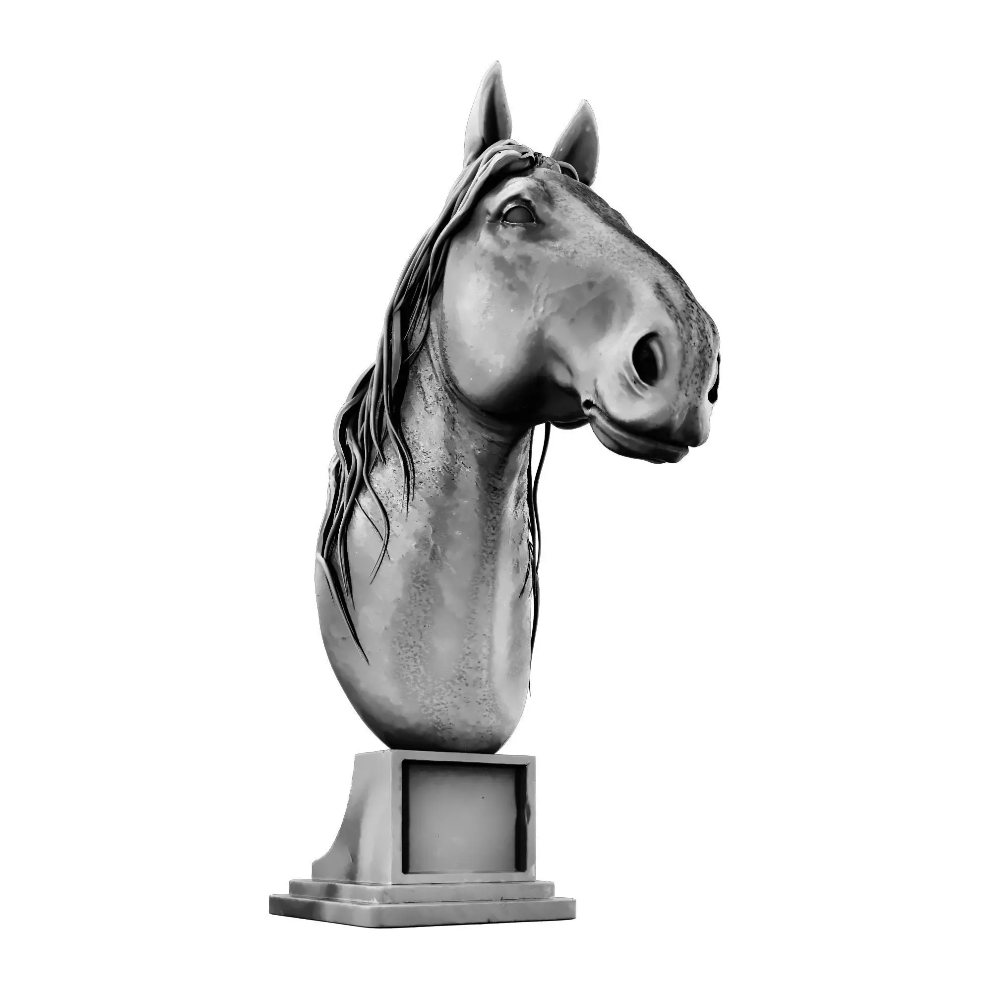 Horse 01 3D model_0