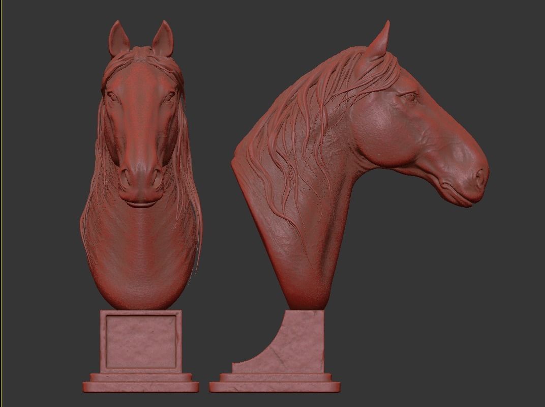 Horse 01 3D model_1