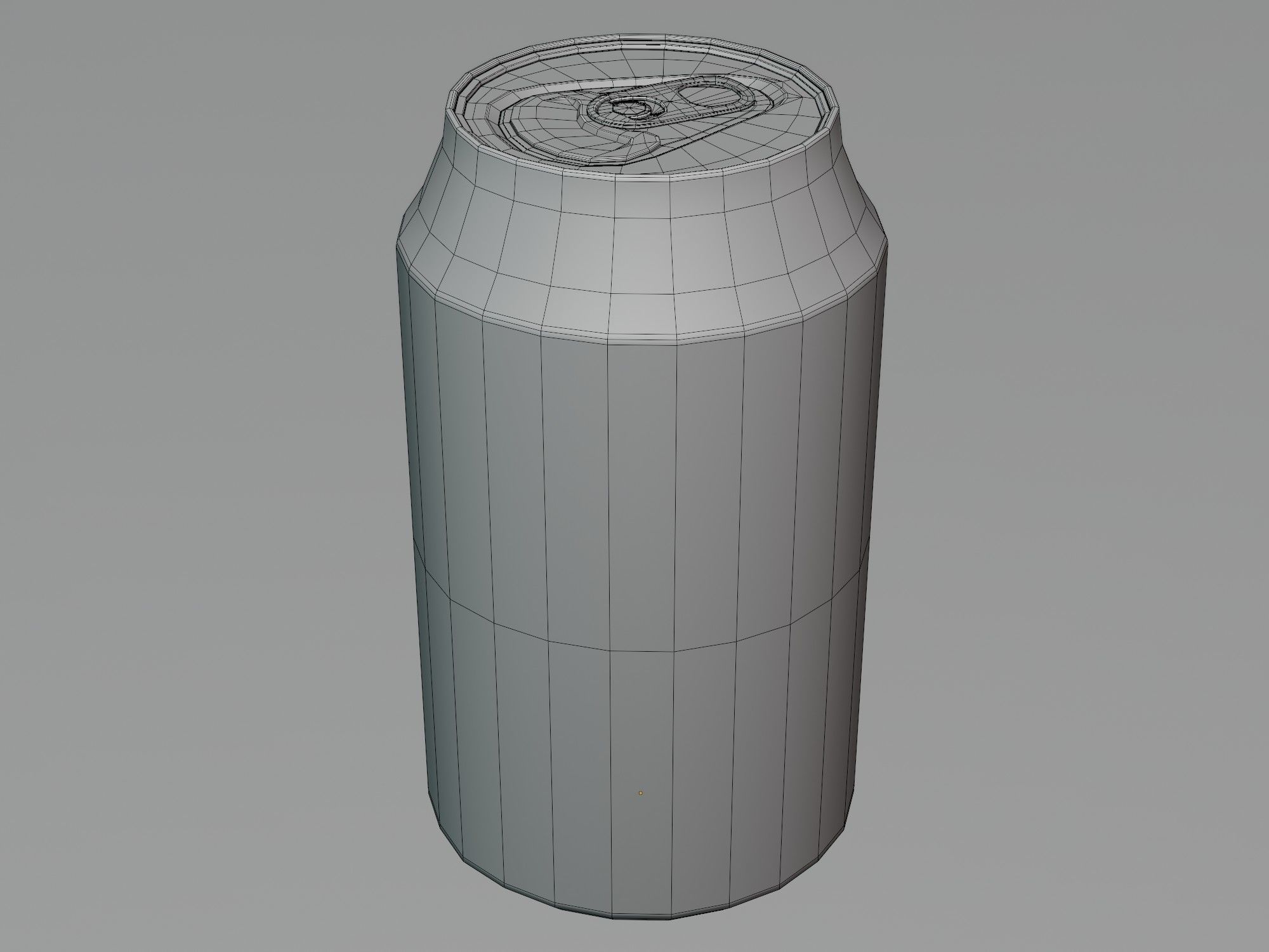 Coke Can Free low-poly 3D model_6