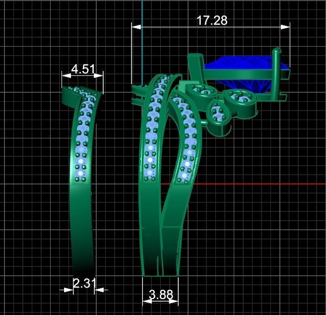 Chaumet Ring 3D print model_9