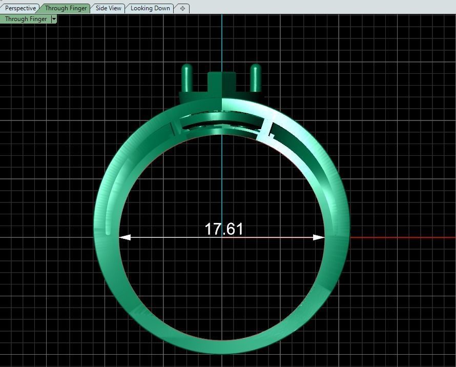 Chaumet Ring 3D print model_7